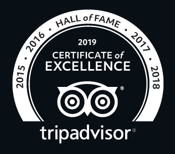 Certificate of Excellence 2019 Winner TripAdvisor Bugsy's Bar